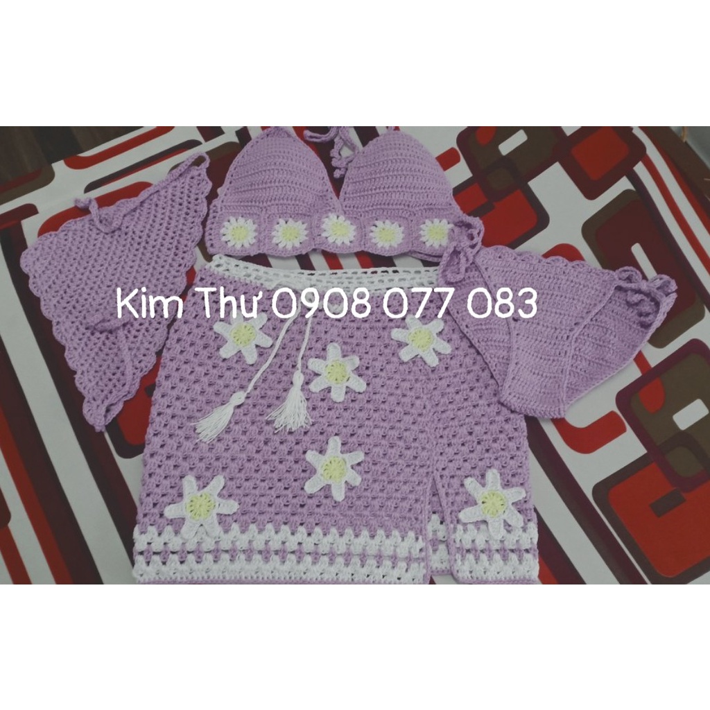 Sét đính hoa cúc