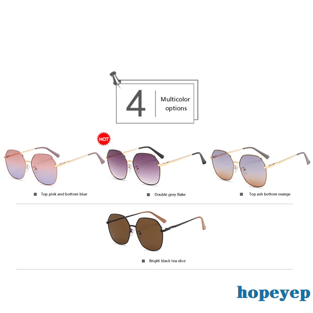 Kính Mát Nữ Oversize Gọng Kim Loại Chống Tia Uv | BigBuy360 - bigbuy360.vn
