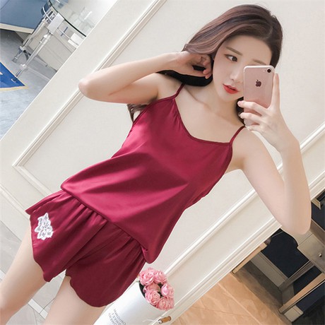 Bộ Ngủ Nữ 2 Dây Dễ Thương Quyến Rũ VN12 | BigBuy360 - bigbuy360.vn