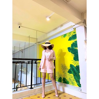 Set vest hồng