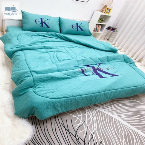 Bộ Chăn Ga Gối Hè Thu Chất Liệu Đũi Mát Set Chăn Ga Gối 4 Món Bo Chun Theo Yêu Cầu MH2T STORE