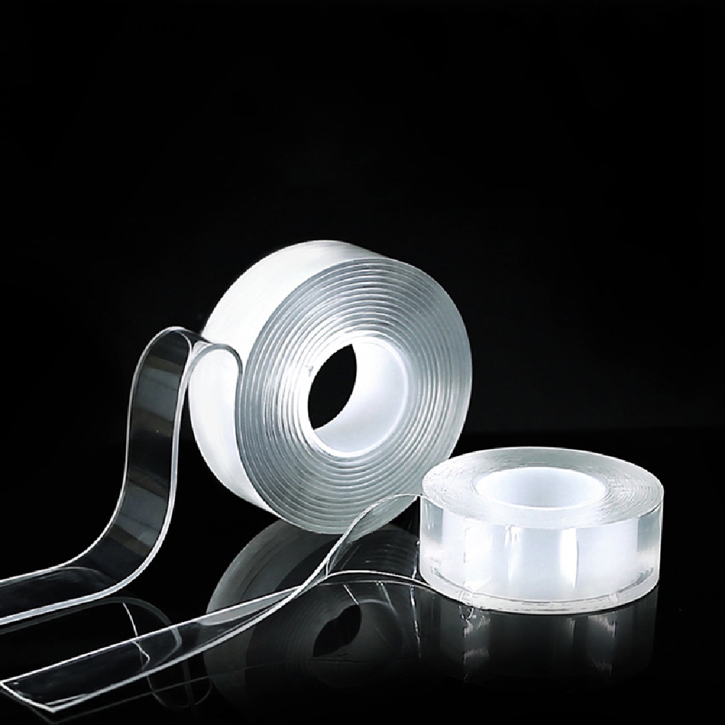 Băng Keo Hai Mặt Nano Trong Suốt Chống Thấm Nước Có Thể Tái Sử Dụng