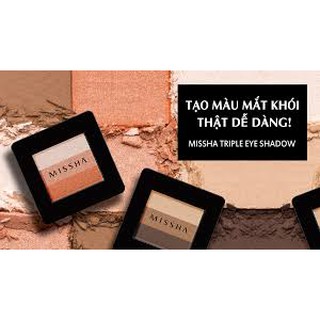 Phấn mắt Missha Triple Shadow 09 Coral Spring