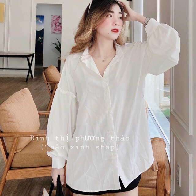 Áo sơmi tay phồng