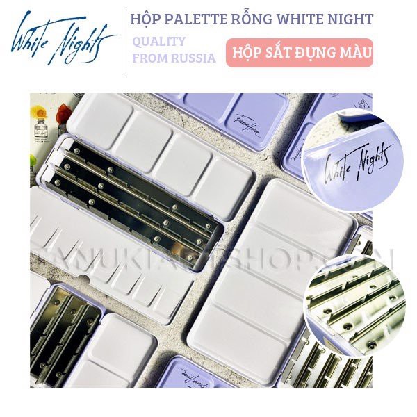 Hộp sắt rỗng White Nights( 12/ 21/ 35)