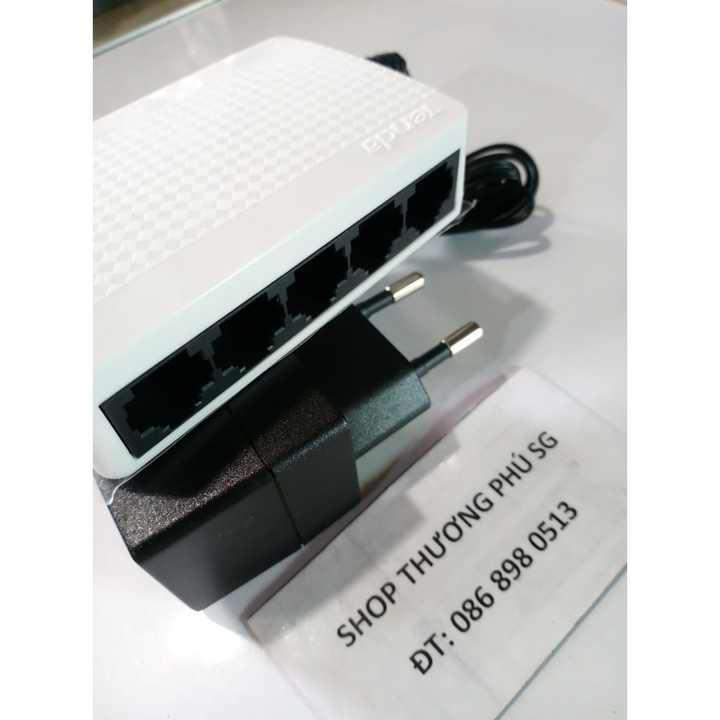 Bộ chia mạng Switch: Tenda S105 - 5 Port 10-100Mbps