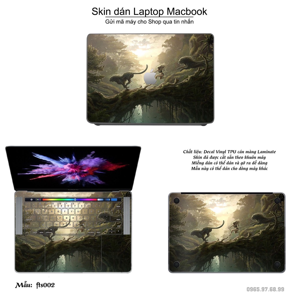 Skin dán Macbook mẫu Fantasy (đã cắt sẵn, inbox mã máy cho shop)