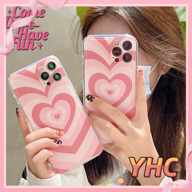 ốp iphone Hình Trái Tim Lớn Màu Đỏ tương thích Iphone 6s 6splus 7 7plus 8 8plus X XS 11 12 Pro Max Plus promax-277
