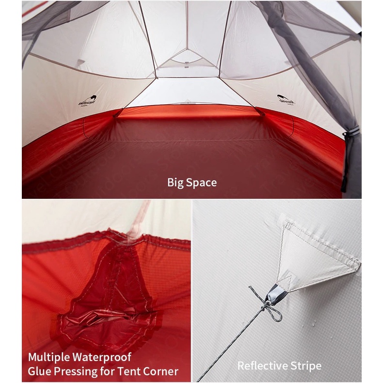 Lều 2 người Cloud Up 2 210T NatureHike NH17T001-T