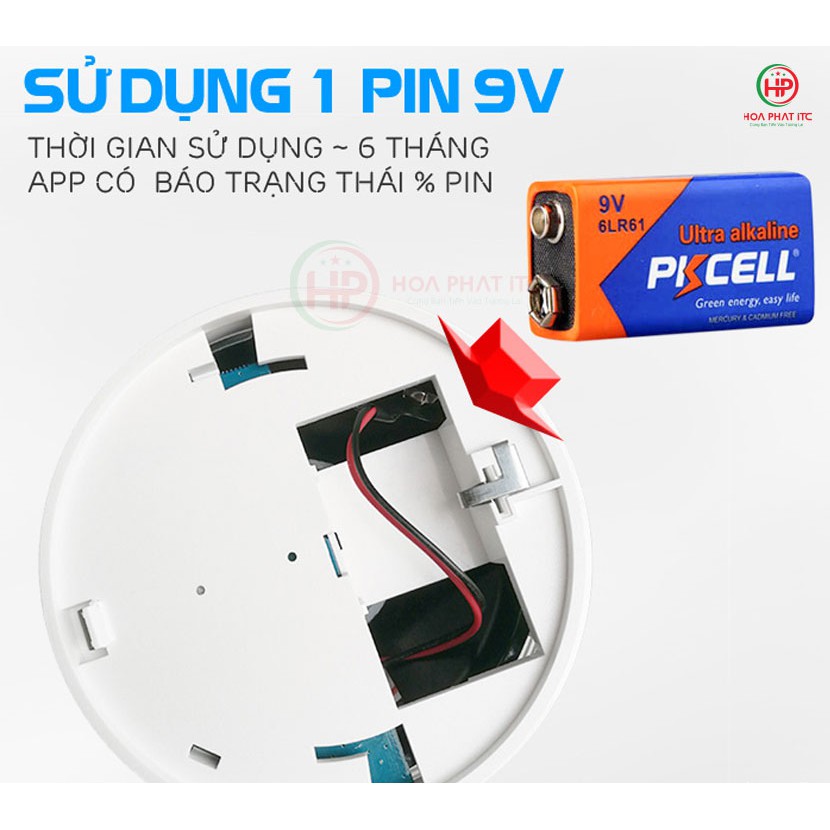 Báo khói độc lập kết nối wifi 5ASmart 5A-SM01