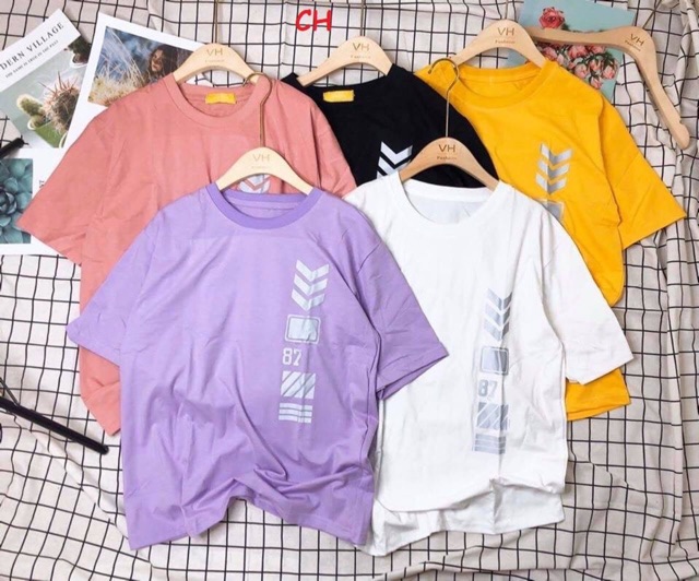 Áo mũi tên số dọc ngực phản quang nam COK111