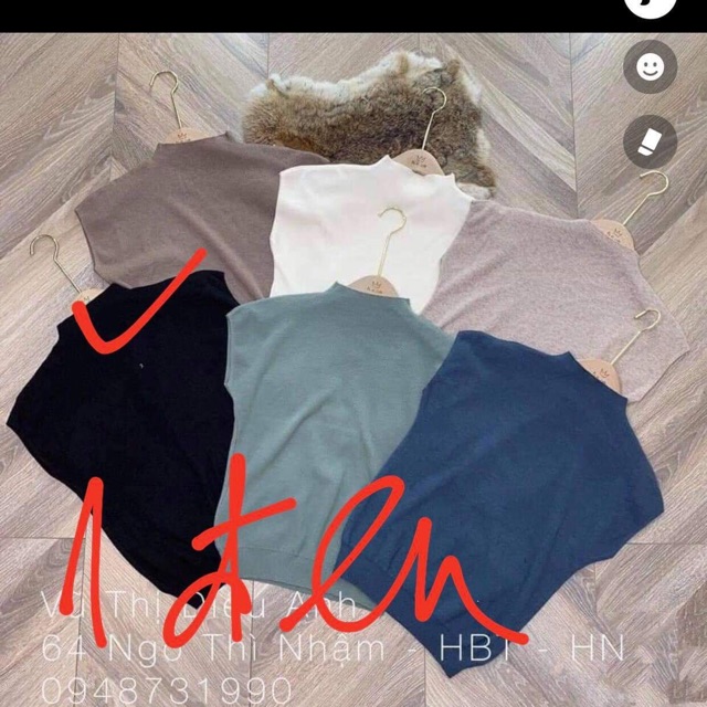 Áo len cổ 3p