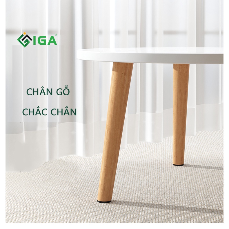 [Mã LIFEBKA5 giảm 10% tối đa 1 Triệu đơn 500k] Bàn trà tam giác chân gỗ sồi ngồi bệt - GP77