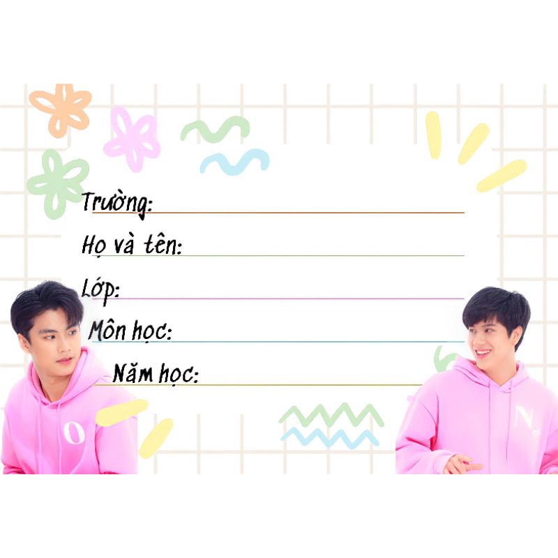 Nhãn vở BL Thái Lan  - Có keo dán