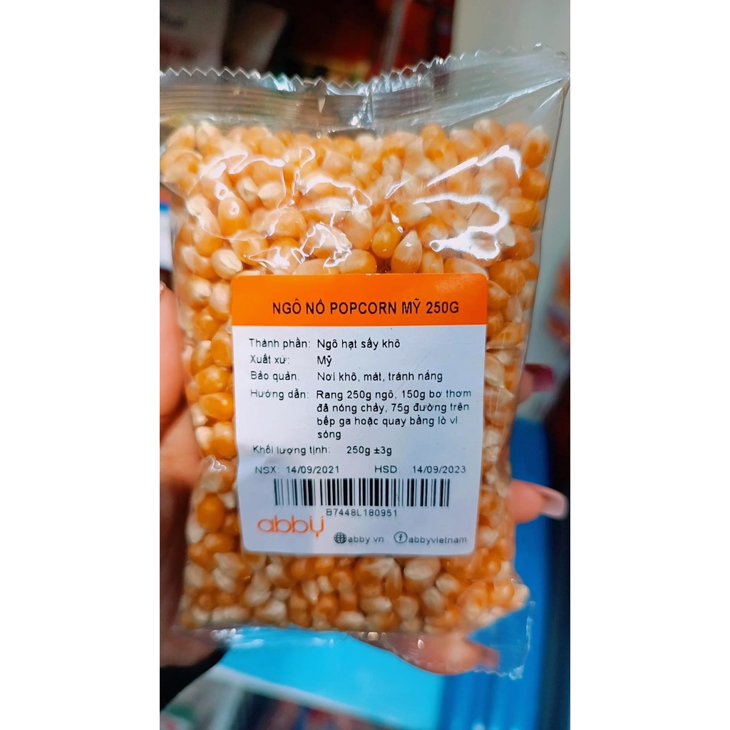 Ngô nổ bắp rang bơ