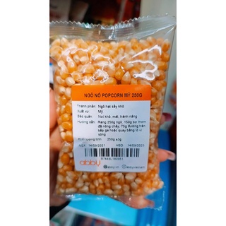 Ngô nổ bắp rang bơ