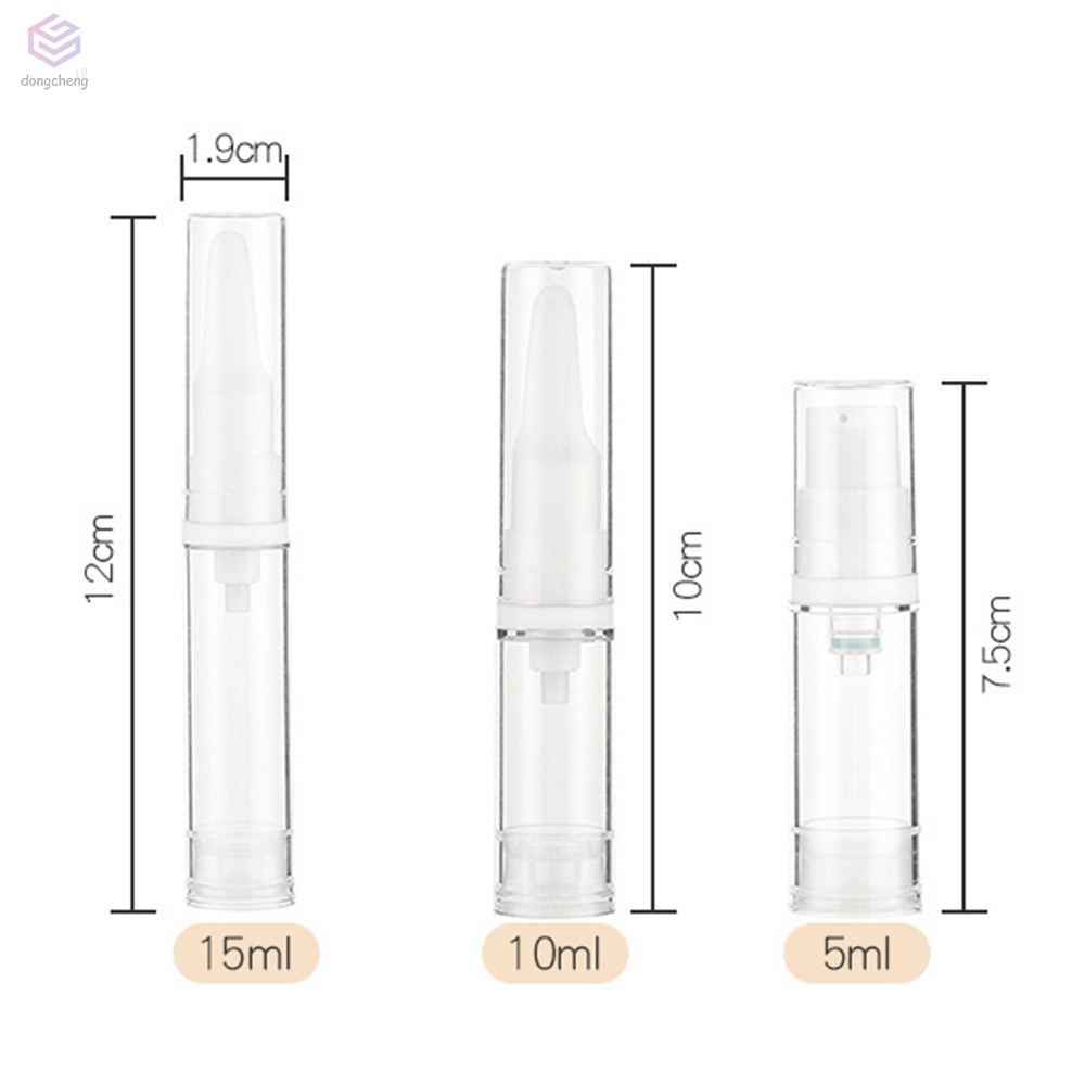 Chai Nhựa Rỗng Đựng Kem Nền Có Thể Bơm Đầy Tiện Lợi