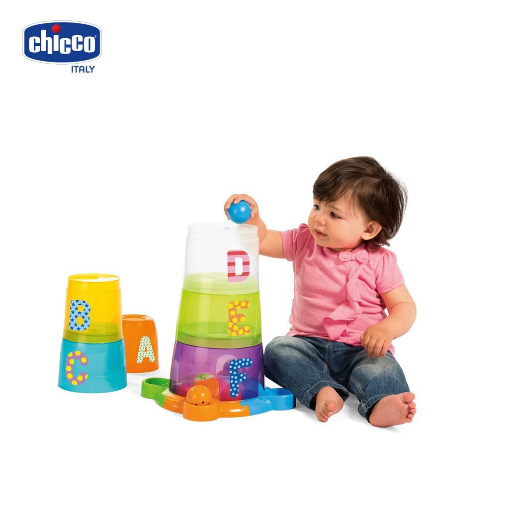 Bộ xếp hộp tháp bóng đa năng Chicco