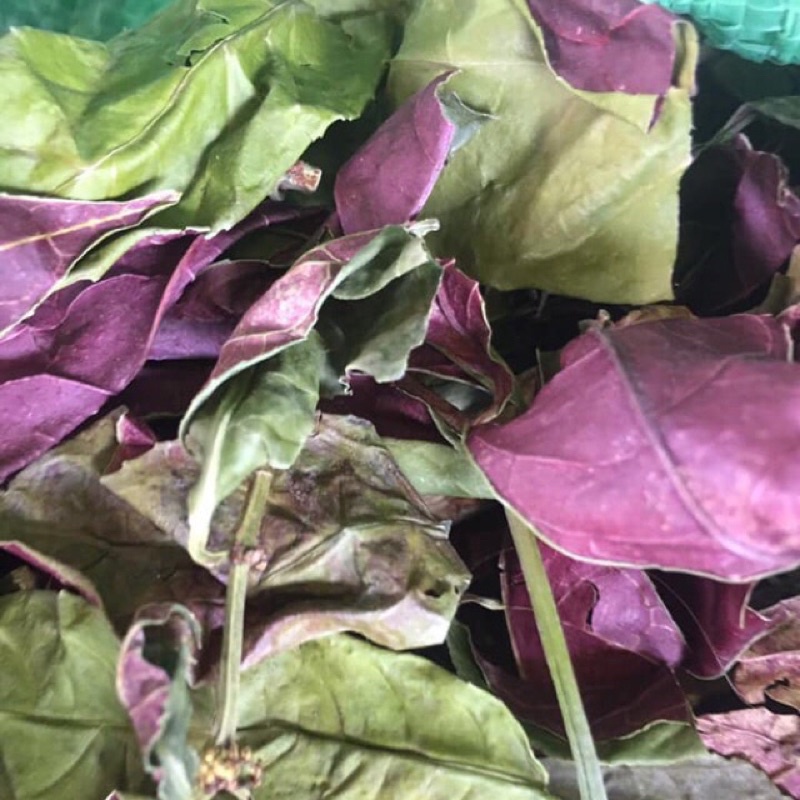 Lá đơn đỏ mề đay mẩn ngứa 1kg loại đẹp