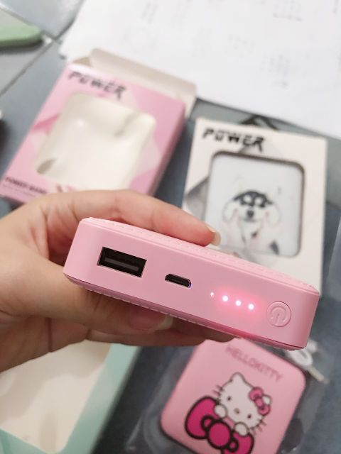 Sạc dự phòng mini hình cute dung lượng 6000MAH