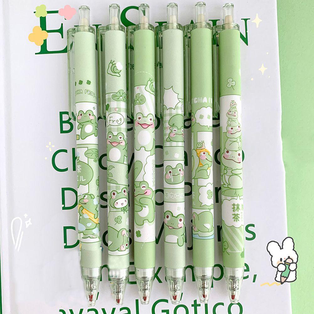 PEWANY Bút Mực Gel Dạng Nhấn Tạo Hình Chú Ếch Hoạt Hình Vui Nhộn