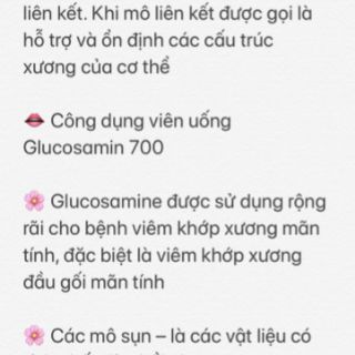 Bill kèm GLUCOSAMIN 700 hàng Đức