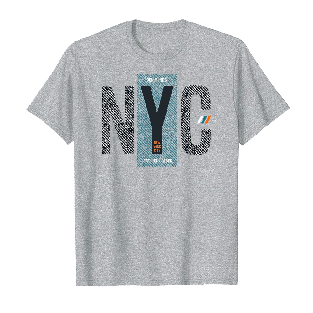 Áo thun cotton unisex HTFashion in hình new york city 14214