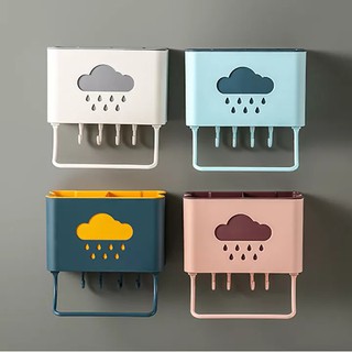 Kệ đựng đũa dán tường hình đám mây