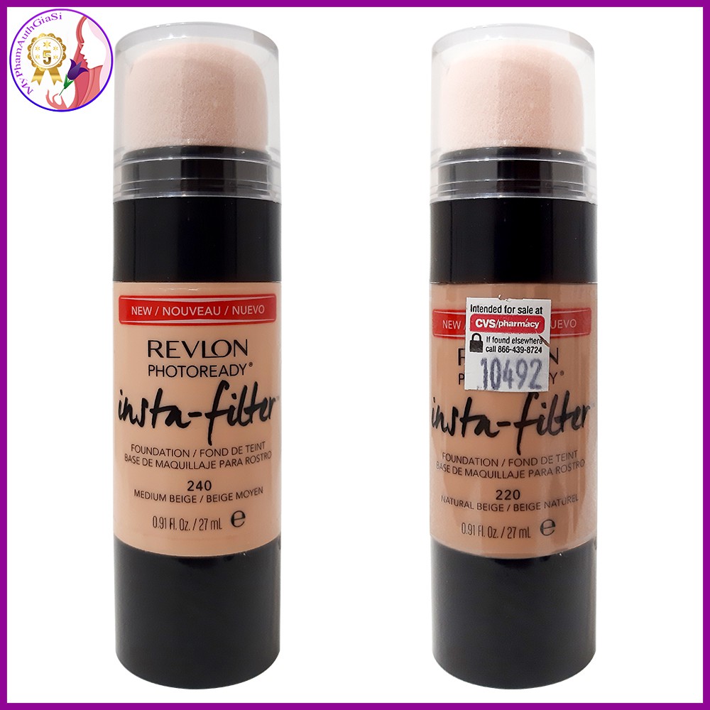 Kem Nền Thỏi 2 Đầu REVLON Photoready Insta Filter Foundation HÀNG MỸ | Shopee Việt Nam