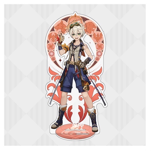 COMBO 4 món nhân vật BENNETT game GENSHIN IMPACT standee lomo dây chuyền vòng tay anime chibi