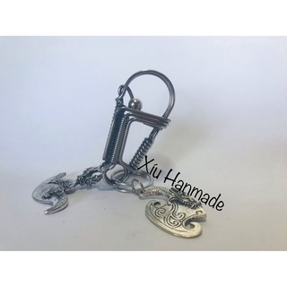 MÓC KHOÁ THỦ CÔNG LÒ XO INOX (mẫu 3)