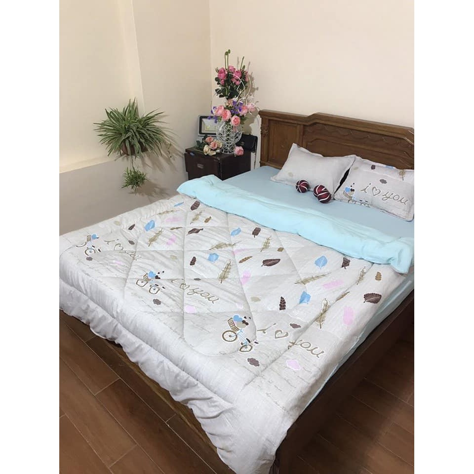 Siêu Phẩm sét chăn+ga gối đũi hè