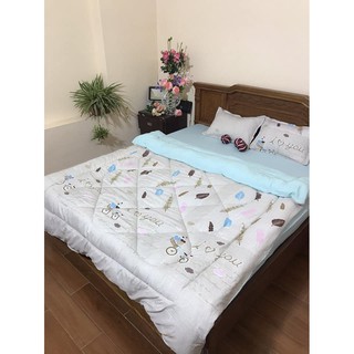 Siêu Phẩm sét chăn+ga gối đũi hè