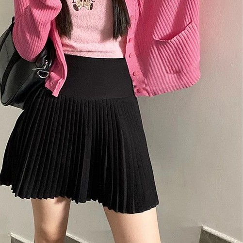 Chân Váy Nữ Ly Nhỏ Cạp Cao Sang Chảnh Siêu Xinh Mới 2021 Freeship,Chân Váy Xếp Ly Lưng Cao Thời Trang Hẹn Hò Cao Cấp Qc