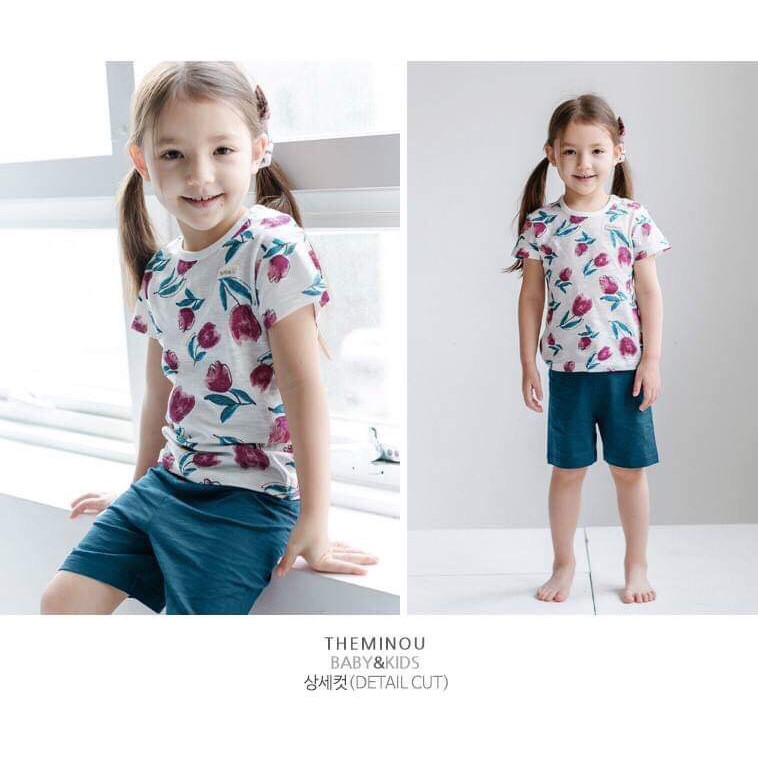 2 MÀU - Bộ xuất Hàn The Minou cotton giấy