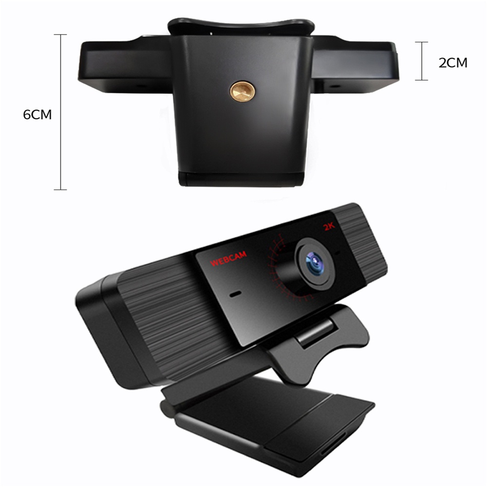 Webcam Mini TONIERS / Full HD 2K có thể xoay linh hoạt kèm Mic cho laptop | BigBuy360 - bigbuy360.vn