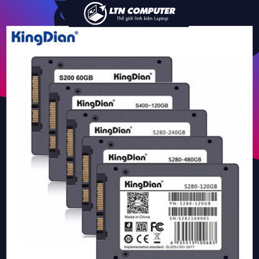 Ổ cứng Laptop SSD 120Gb tốc độ cao - Chính hãng - Mới 100% - Bảo hành 3 năm - SSD 120GB KINGDIAN | BigBuy360 - bigbuy360.vn