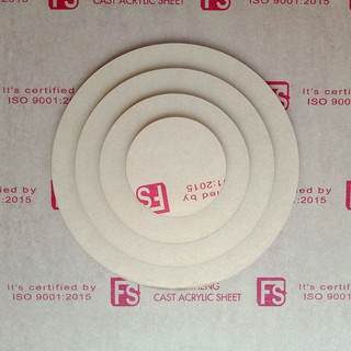 Mica hình tròn trong suốt đài loan FS dày 2mm