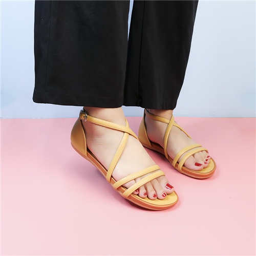SANDAL QUAI NGANG CHÉO BÍT HẬU