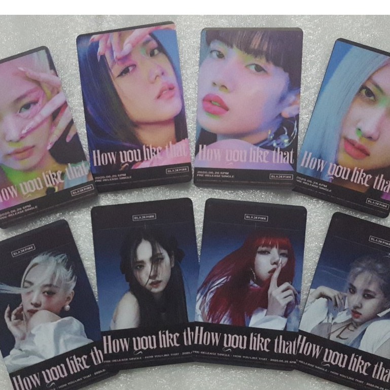 In name card, ảnh cá nhân, idol, thẻ nhựa PVC 3 lớp, 2 mặt bo góc BTS BLACKPINK TWICE X1 EXO NCT ... theo yêu cầu giá sỉ