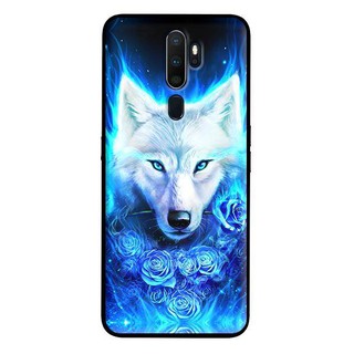 Ốp Lưng Oppo A5 2020, A9 2020 - Sói Trắng