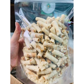 Chả giò tôm mini sấy giòn ăn liền lon 400gr