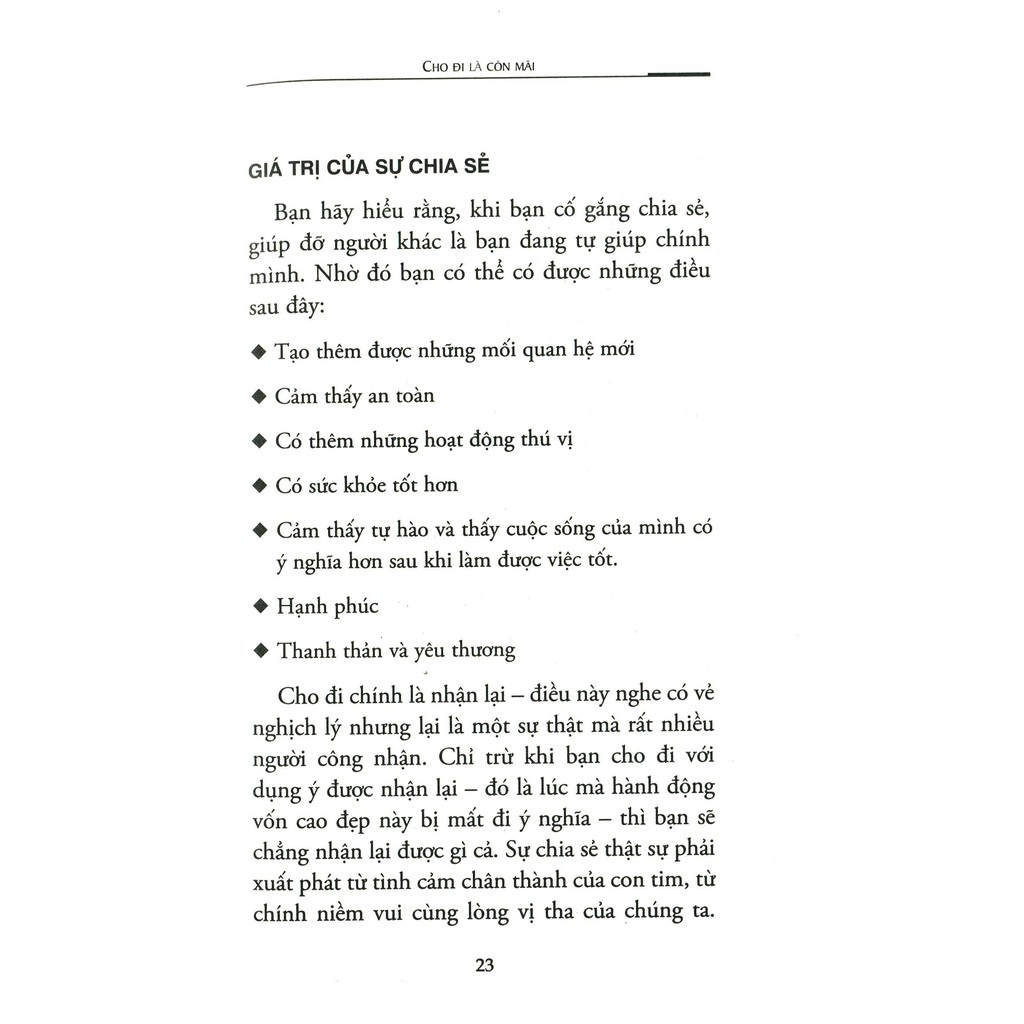 Sách Cho Đi Là Còn Mãi - First News
