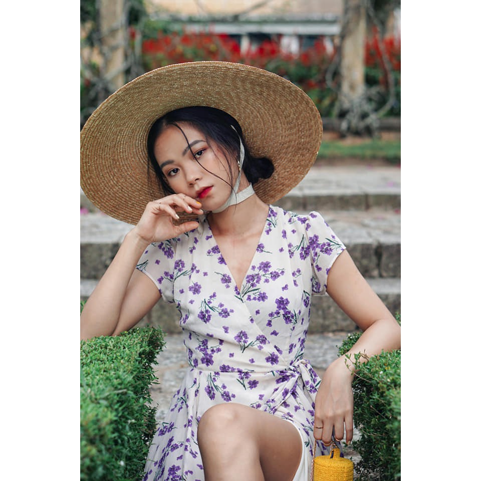 Váy hoa tím 5M Dress | BigBuy360 - bigbuy360.vn