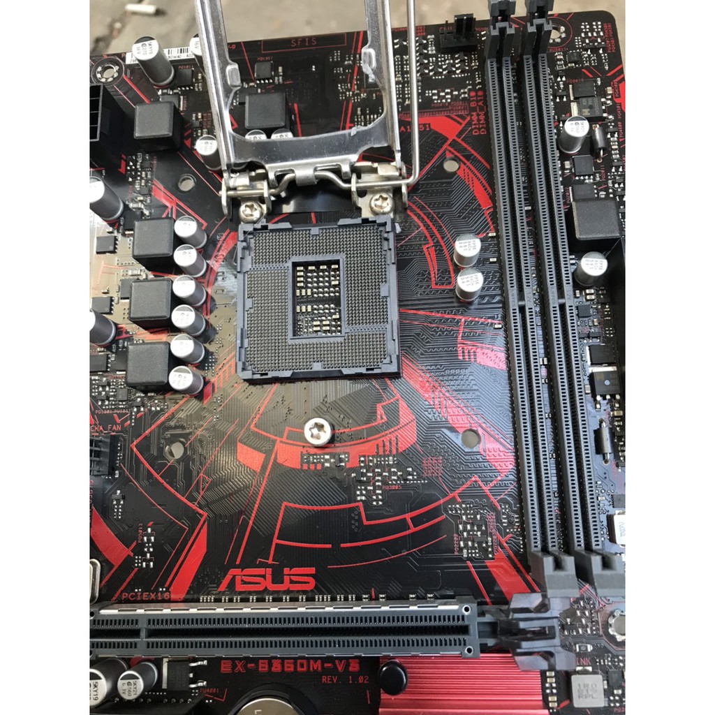 bo mạch chủ máy tính Asus giga msi asrock biostar B360 2 4 khe ram ddr4 socket 1151 v2 mainboard Main PC,cpu e5300