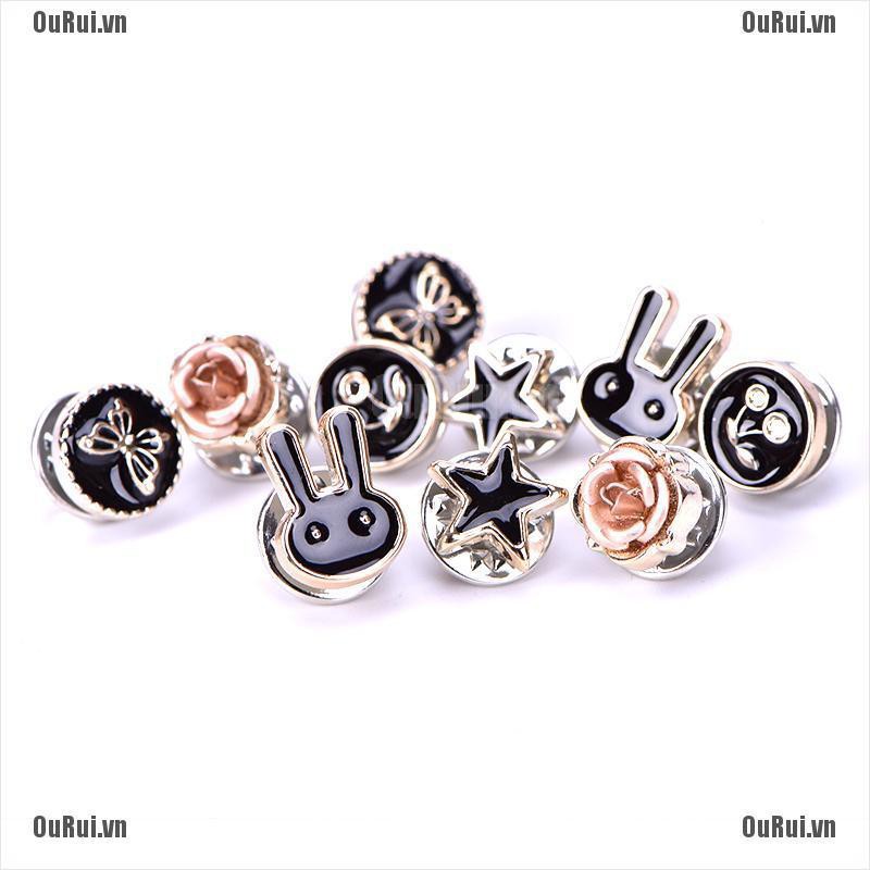 Bộ 10 Trâm Cài Áo Đính Ngọc Trai Giả Thời Trang