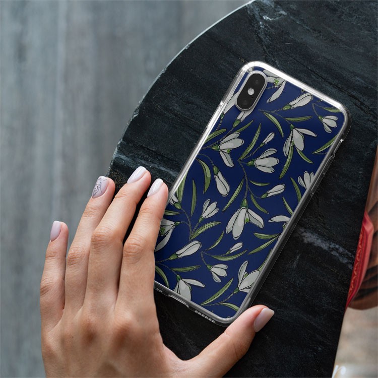 Vỏ ốp ĐT đẹp hoa nhài trắng TG Case Hàng cao cấp cho các loại Iphone PAT20210190