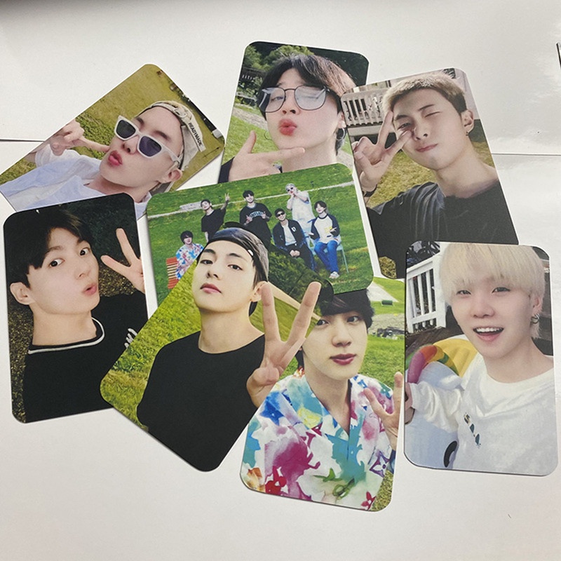 Set 8 tấm thẻ ảnh lomo card nhóm nhạc BTS