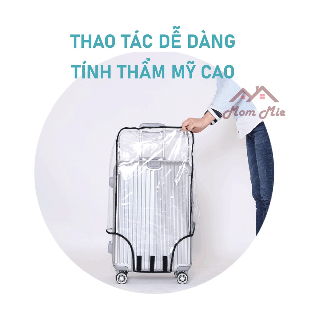 Túi bảo vệ vali - bọc vali chống trầy - H001, M130