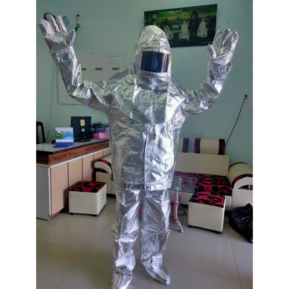 quần áo chống cháy cách nhiệt 1000 độ C hàng có sẵn